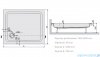 Sanplast Free Line brodzik prostokątny 100x70x9cm+stelaż 615-040-0070-01-000